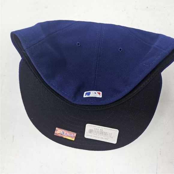 New Era 59FIFTY MLB Chicago Cubs On Field Blue Fitted Cap Size 7 7/8  62.5cm New - Picture 2 of 3